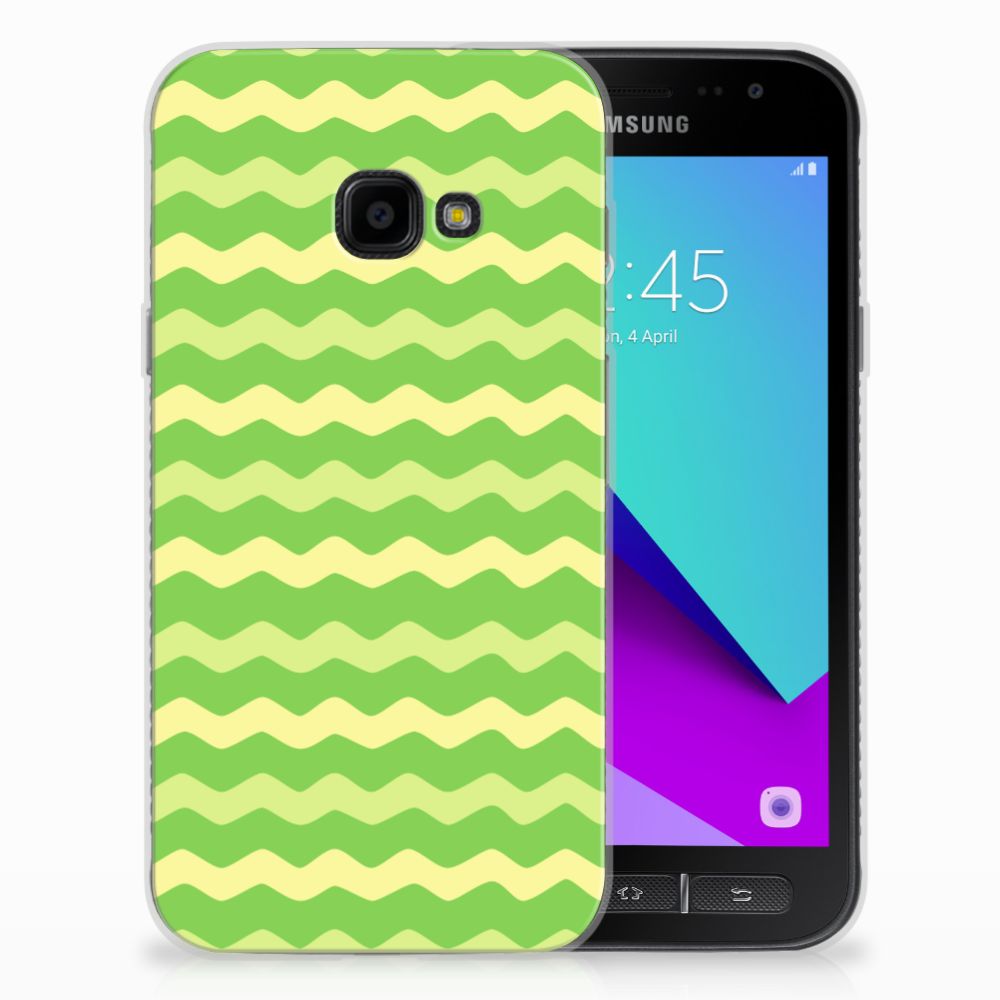 Samsung Galaxy Xcover 4 | Xcover 4s TPU bumper Waves Green