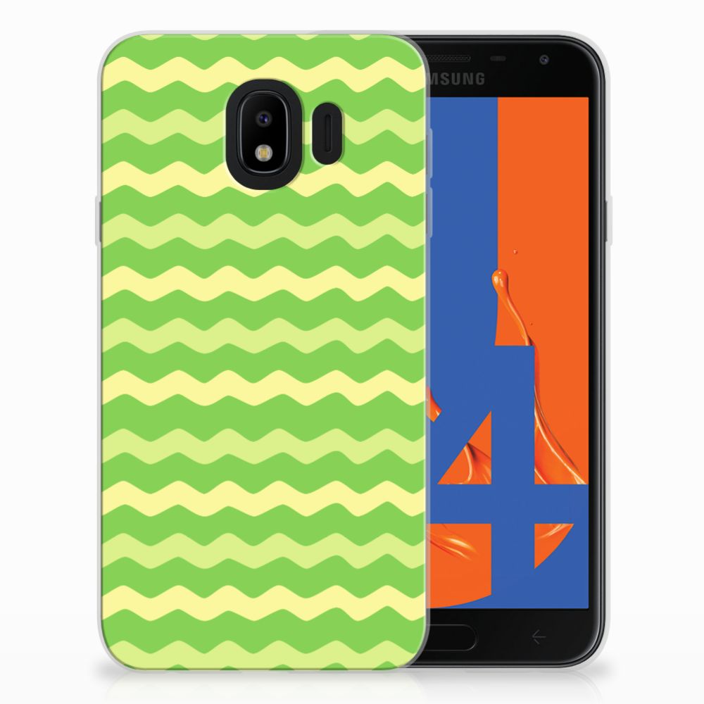 Samsung Galaxy J4 2018 TPU bumper Waves Green