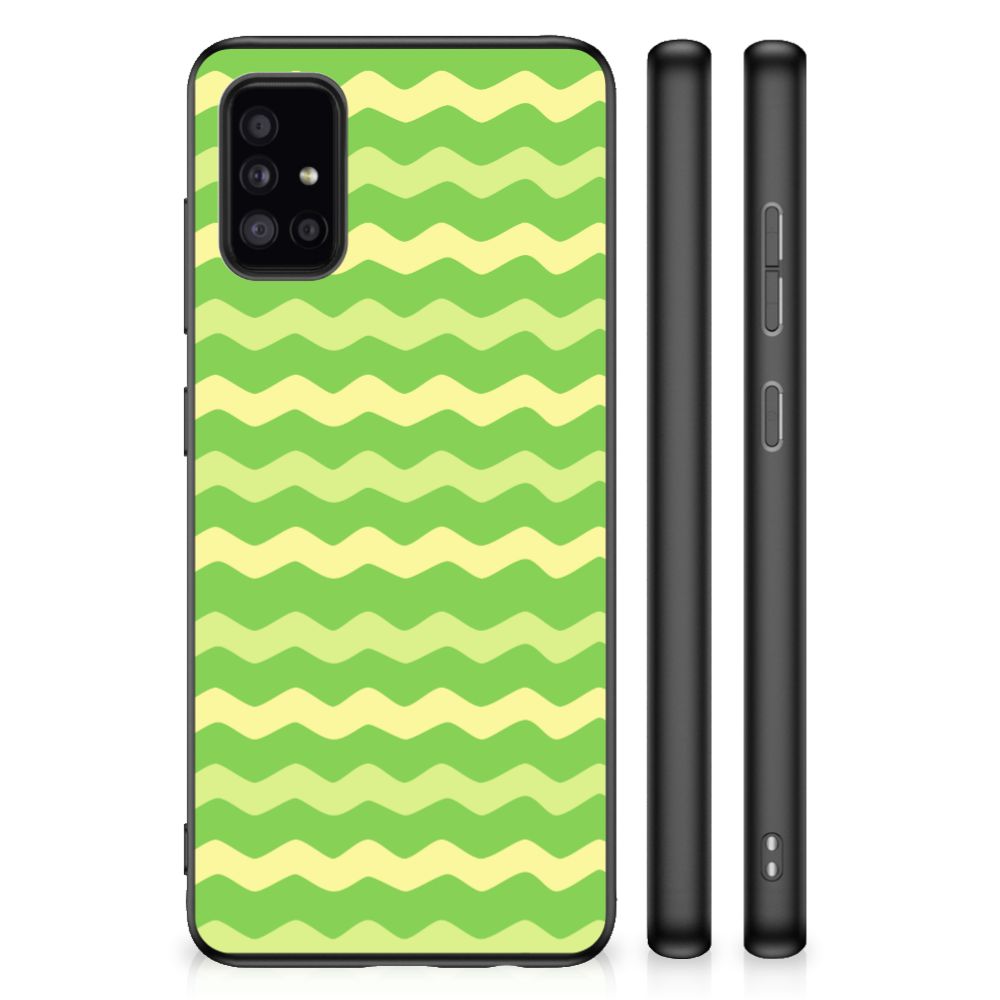 Samsung Galaxy A51 Bumper Case Waves Green