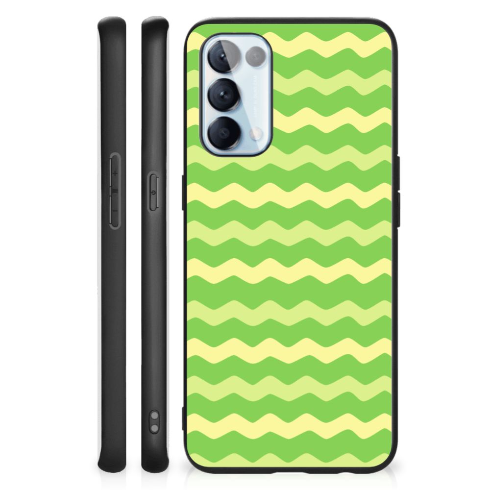 OPPO Reno5 5G | Find X3 Lite Back Case Waves Green
