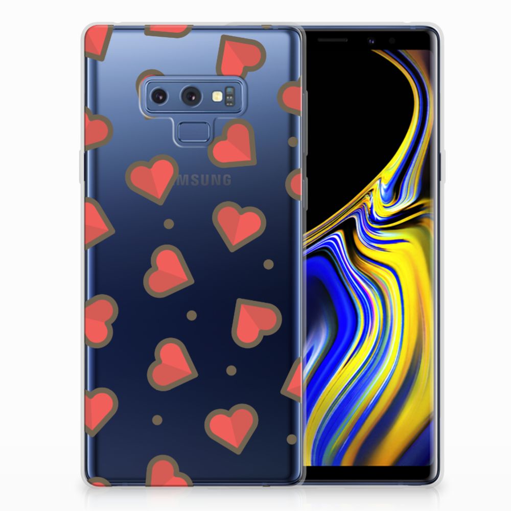 Samsung Galaxy Note 9 TPU bumper Hearts