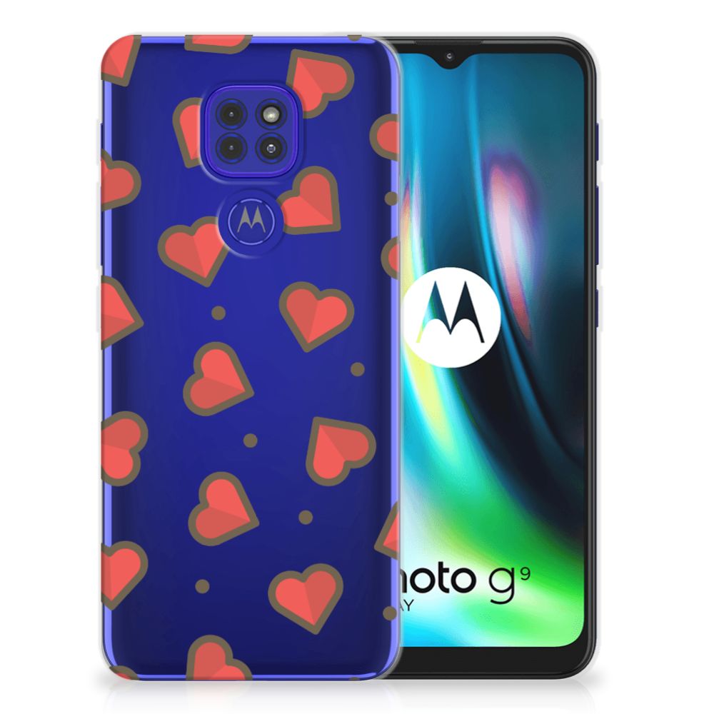 Motorola Moto G9 Play | E7 Plus TPU bumper Hearts