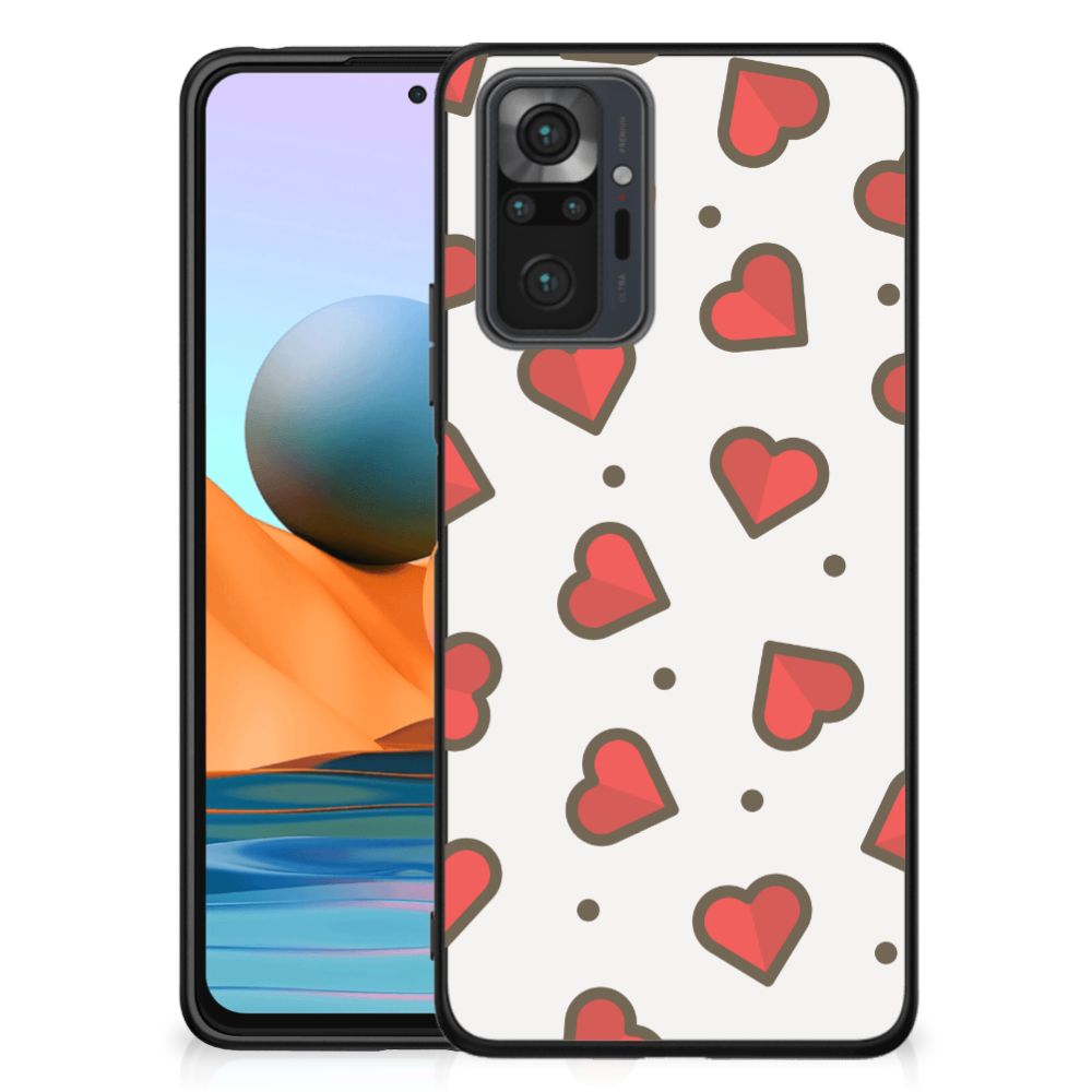 Xiaomi Redmi Note 10 Pro Back Case Hearts