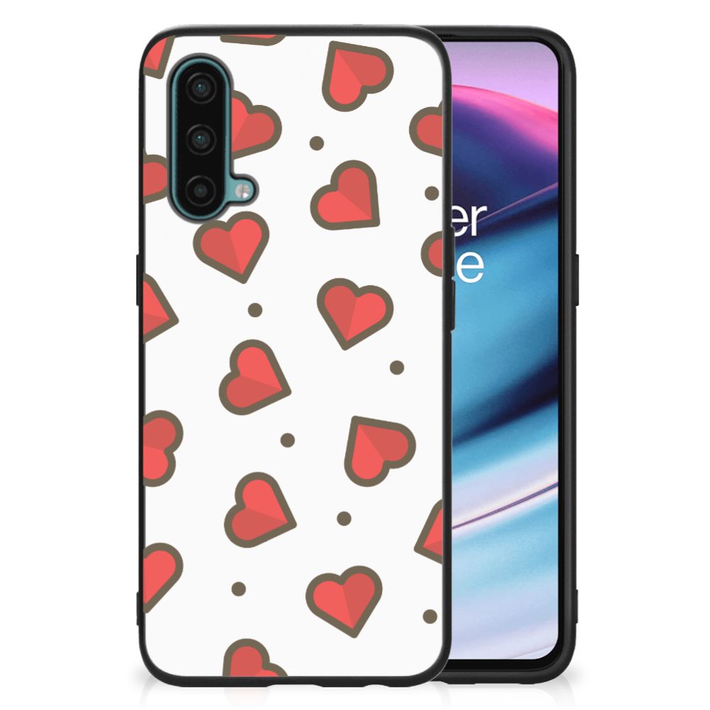 OnePlus Nord CE 5G Back Case Hearts