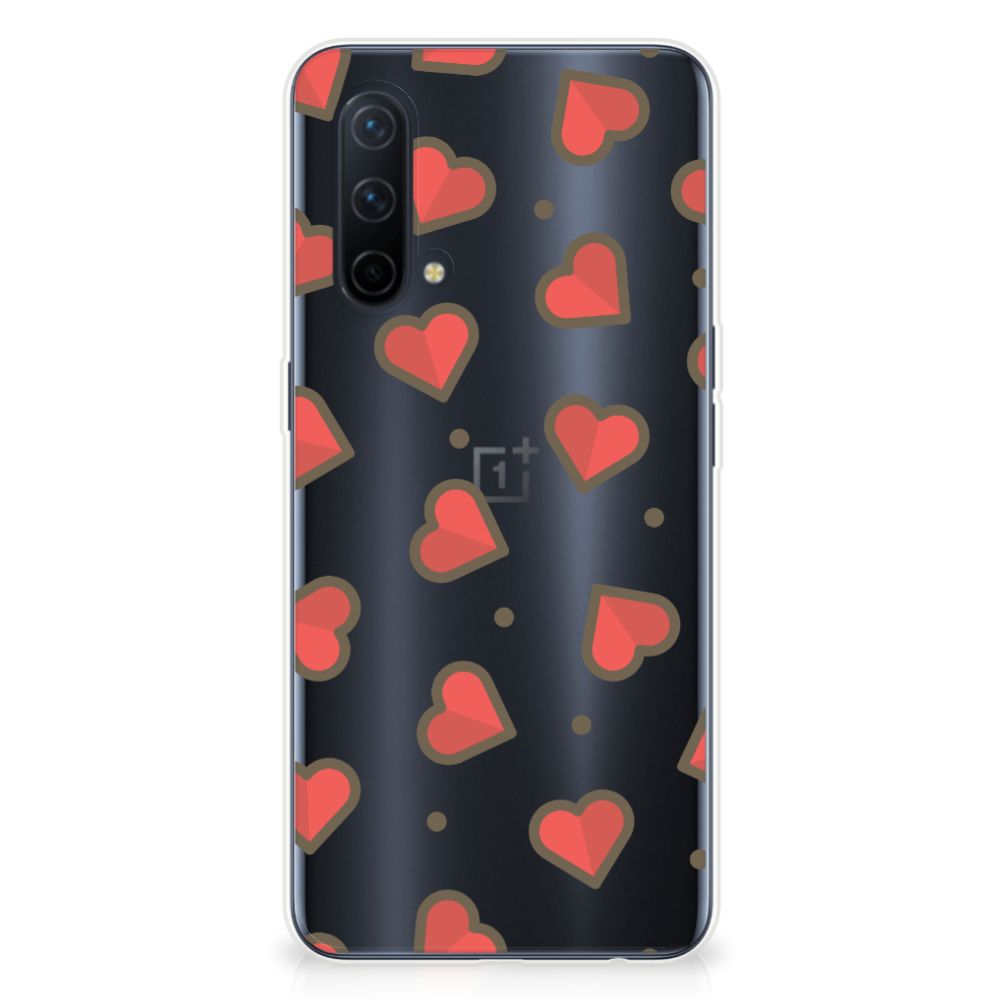OnePlus Nord CE 5G TPU bumper Hearts