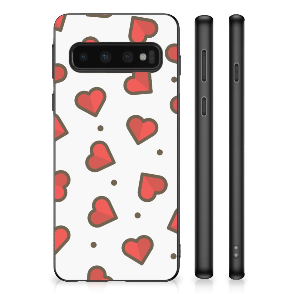 Samsung Galaxy S10 Bumper Case Hearts