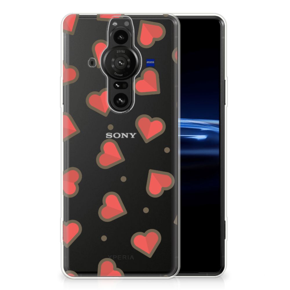 Sony Xperia Pro-I TPU bumper Hearts