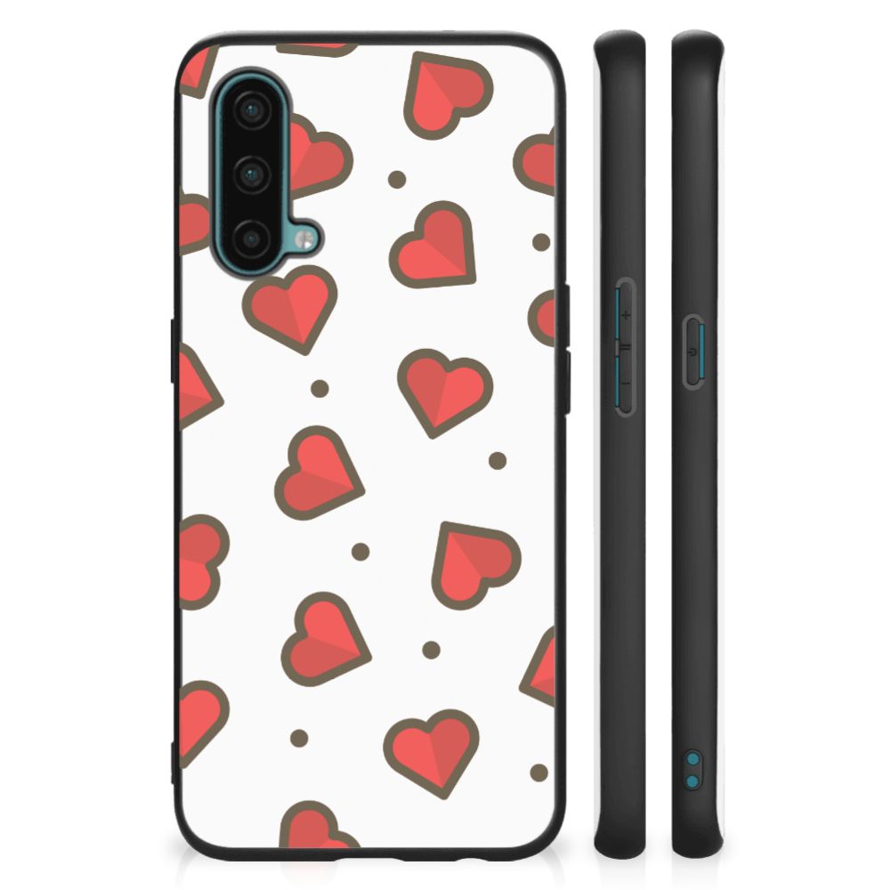 OnePlus Nord CE 5G Back Case Hearts