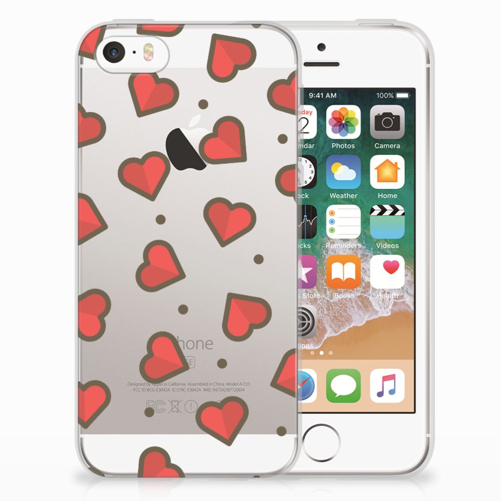 Apple iPhone SE | 5S TPU bumper Hearts