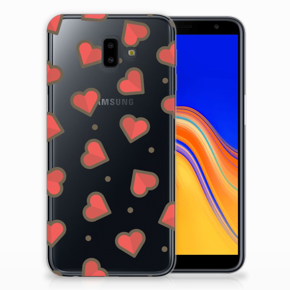 Samsung Galaxy J6 Plus (2018) TPU bumper Hearts