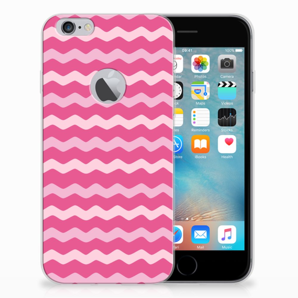 Apple iPhone 6 Plus | 6s Plus TPU bumper Waves Pink
