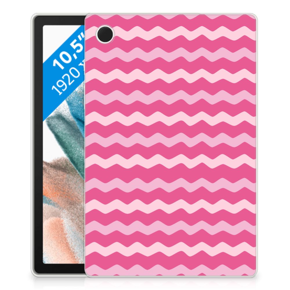 Samsung Galaxy Tab A8 2021/2022 Hippe Hoes Waves Pink
