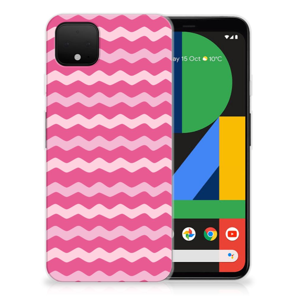 Google Pixel 4 XL TPU bumper Waves Pink
