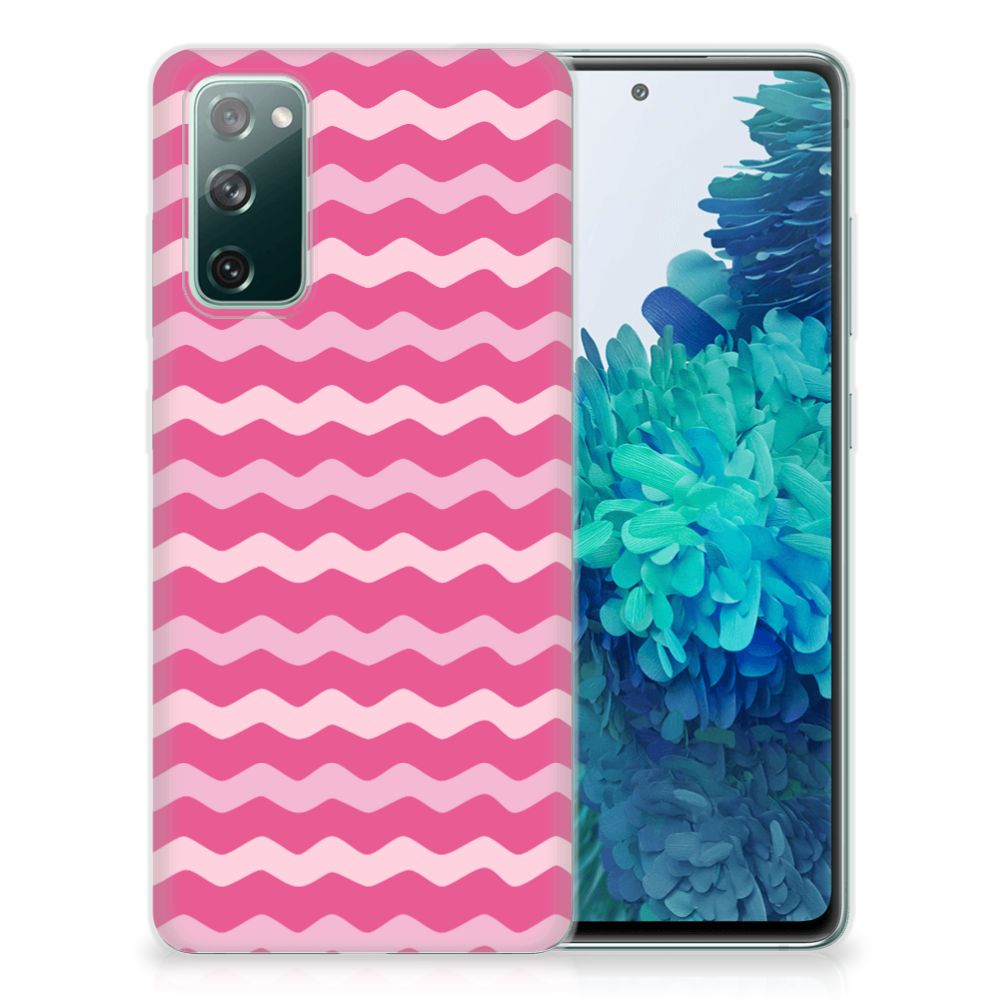 Samsung Galaxy S20 FE TPU bumper Waves Pink