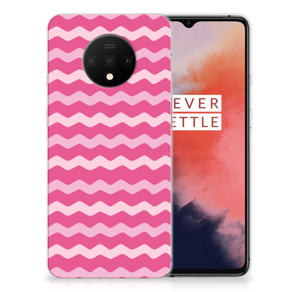 OnePlus 7T TPU bumper Waves Pink