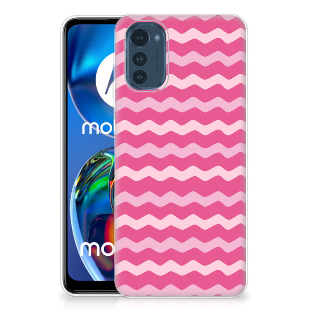 Motorola Moto E32/E32s TPU bumper Waves Pink