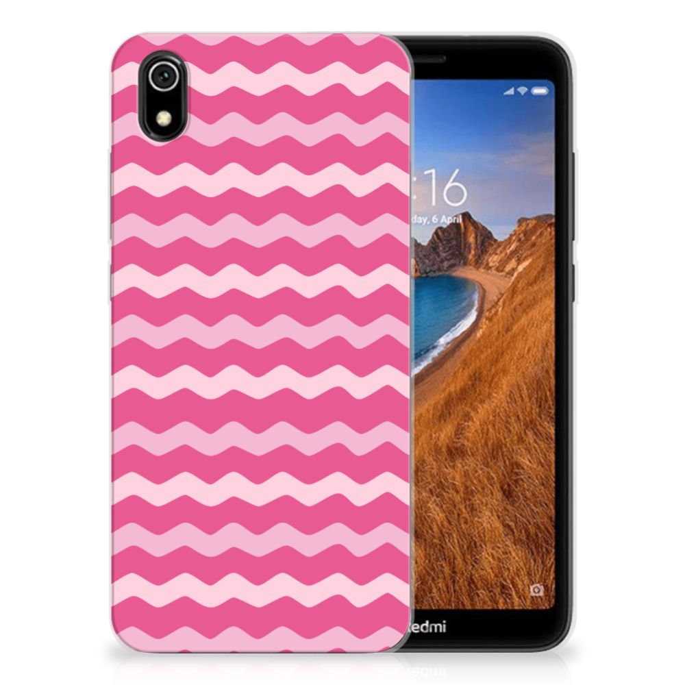 Xiaomi Redmi 7A TPU bumper Waves Pink