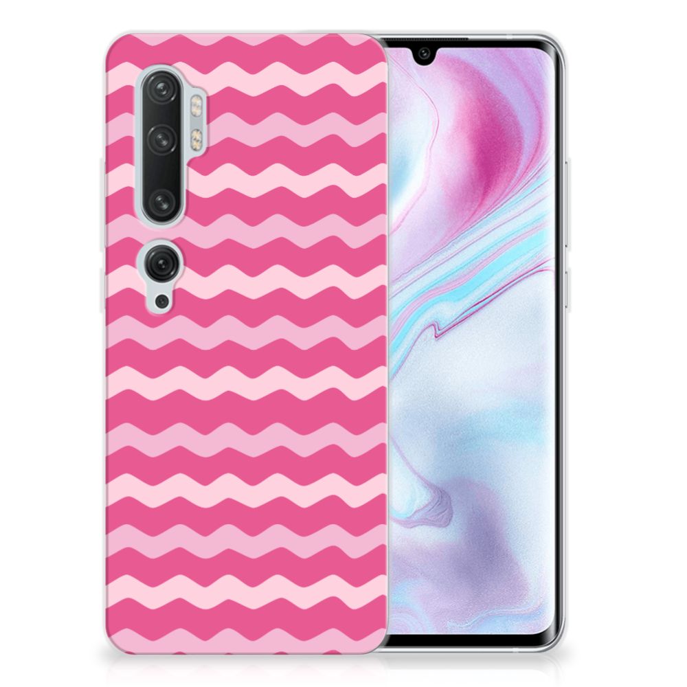 Xiaomi Mi Note 10 Pro TPU bumper Waves Pink