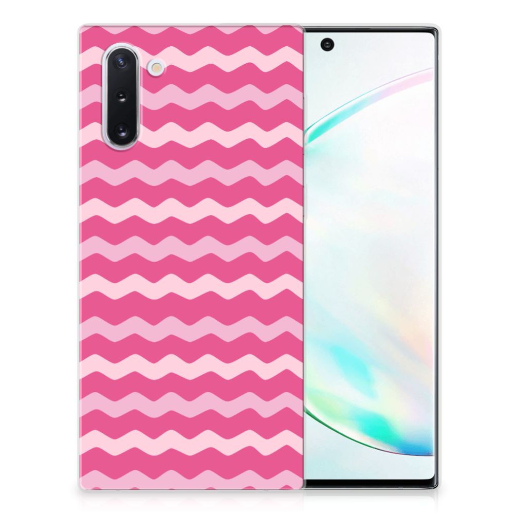 Samsung Galaxy Note 10 TPU bumper Waves Pink