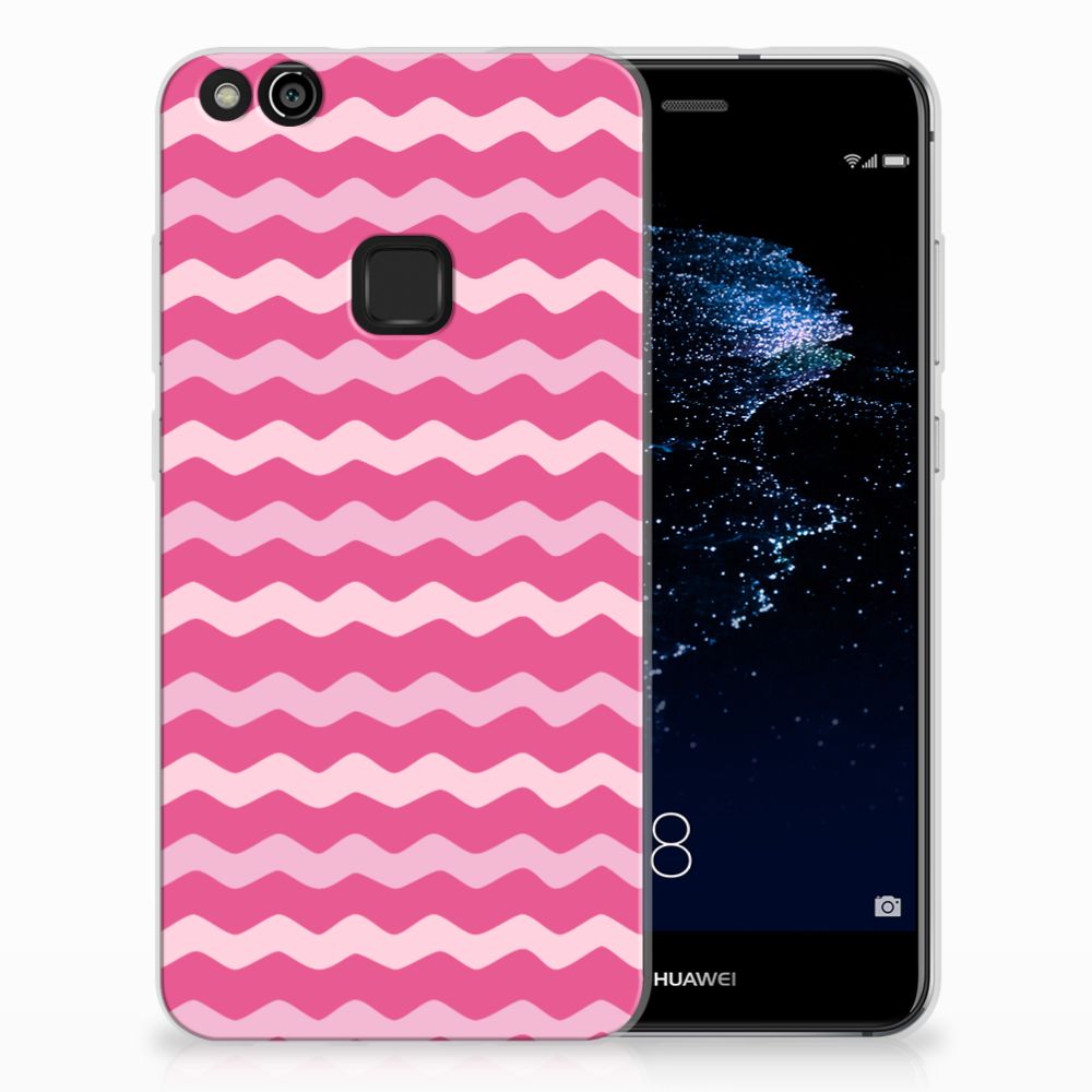 Huawei P10 Lite TPU bumper Waves Pink