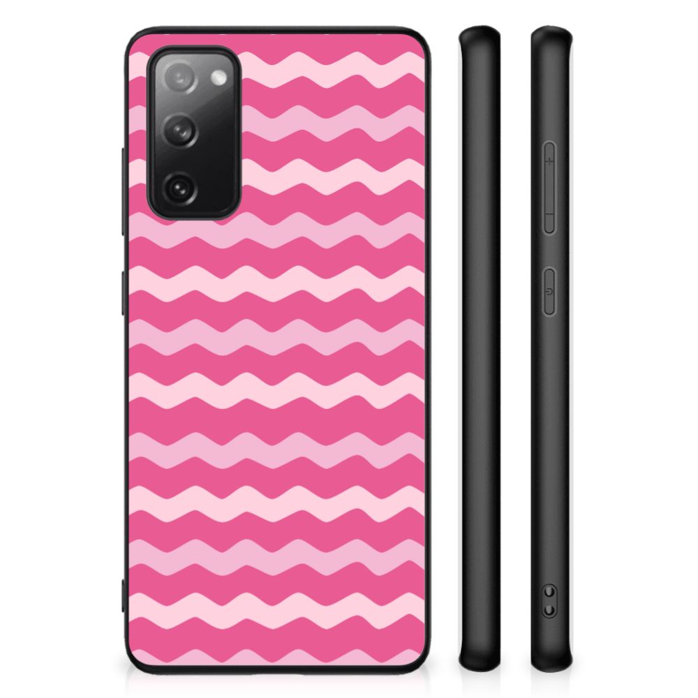 Samsung Galaxy S20 FE Back Case Waves Pink