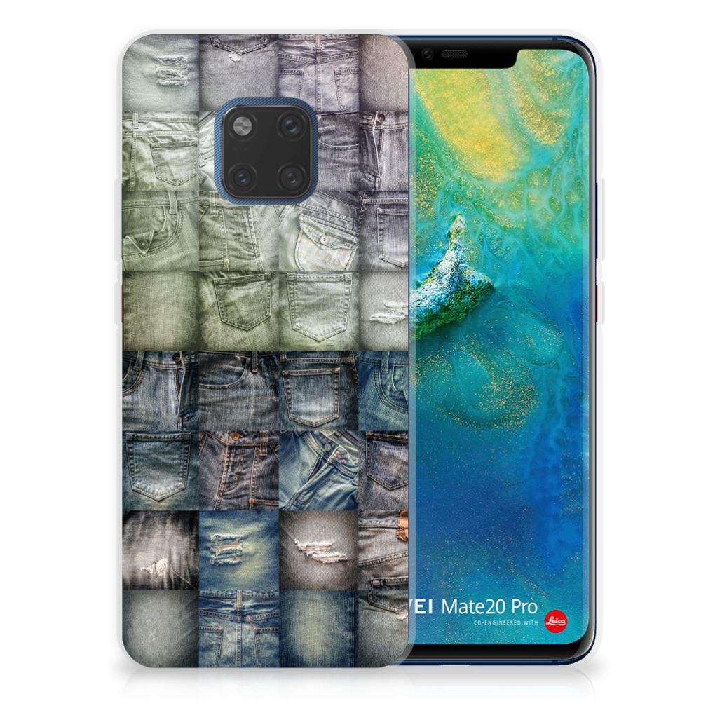Silicone Back Cover Huawei Mate 20 Pro Spijkerbroeken