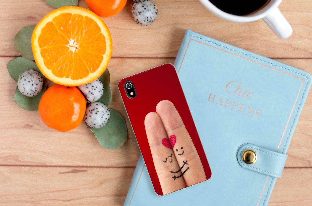 Xiaomi Redmi 7A Silicone Back Cover Liefde - Origineel Romantisch Cadeau