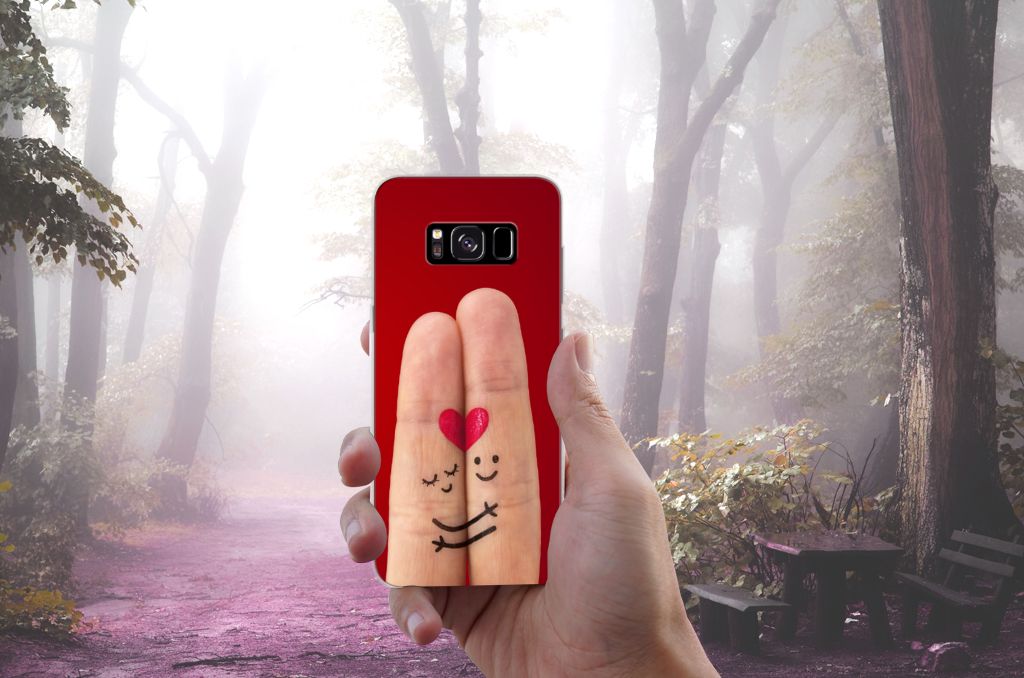 Samsung Galaxy S8 Silicone Back Cover Liefde - Origineel Romantisch Cadeau