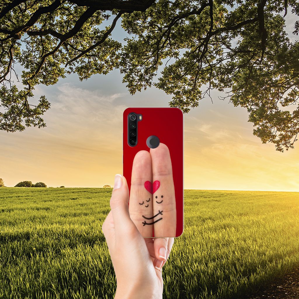 Xiaomi Redmi Note 8T Silicone Back Cover Liefde - Origineel Romantisch Cadeau