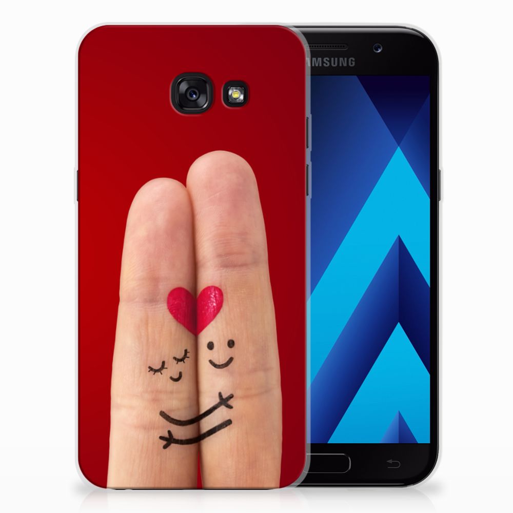 Samsung Galaxy A5 2017 Silicone Back Cover Liefde - Origineel Romantisch Cadeau