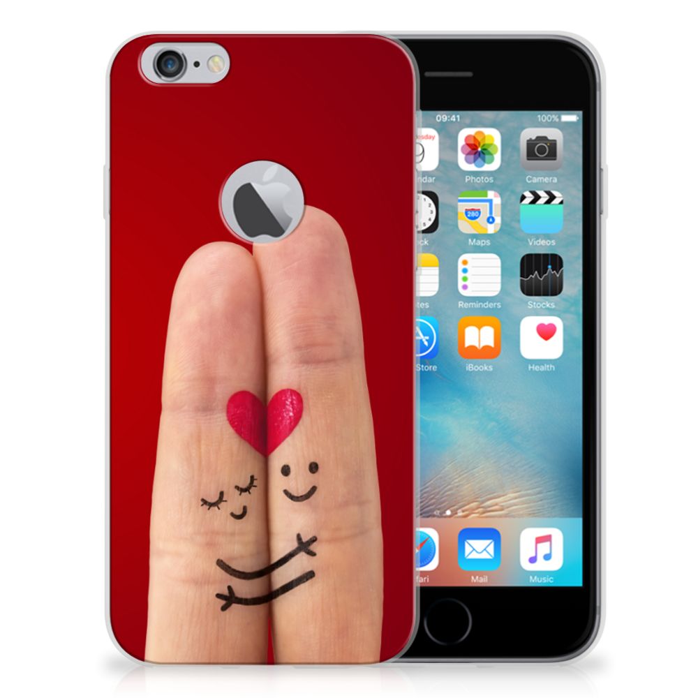 Apple iPhone 6 Plus | 6s Plus Silicone Back Cover Liefde - Origineel Romantisch Cadeau