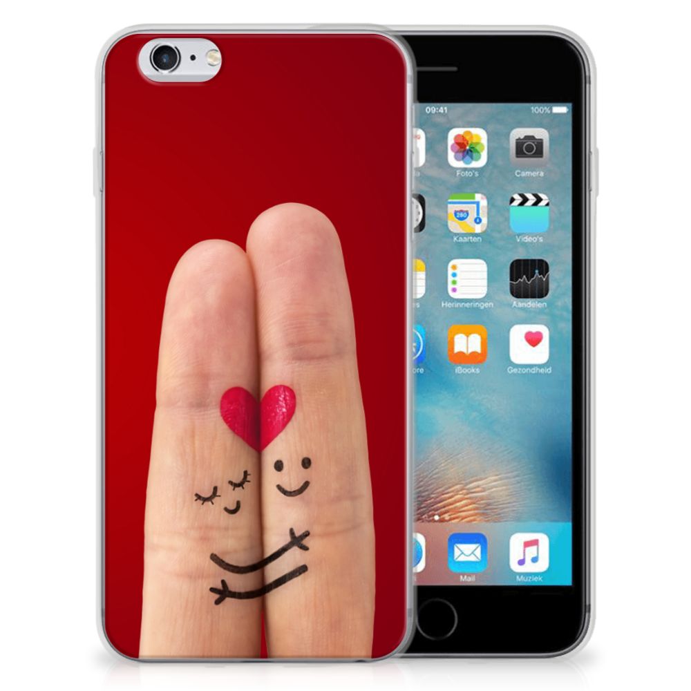 Apple iPhone 6 | 6s Silicone Back Cover Liefde - Origineel Romantisch Cadeau