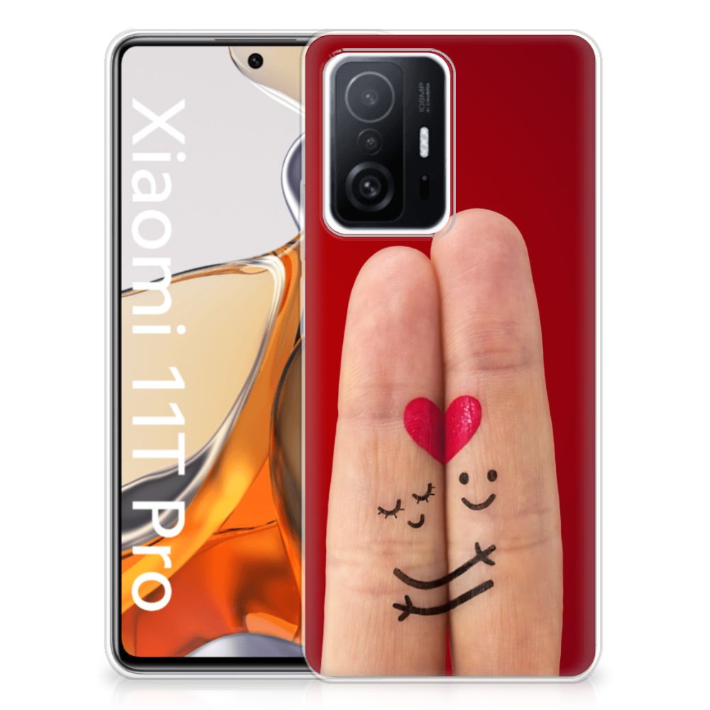 Xiaomi 11T | 11T Pro Silicone Back Cover Liefde - Origineel Romantisch Cadeau