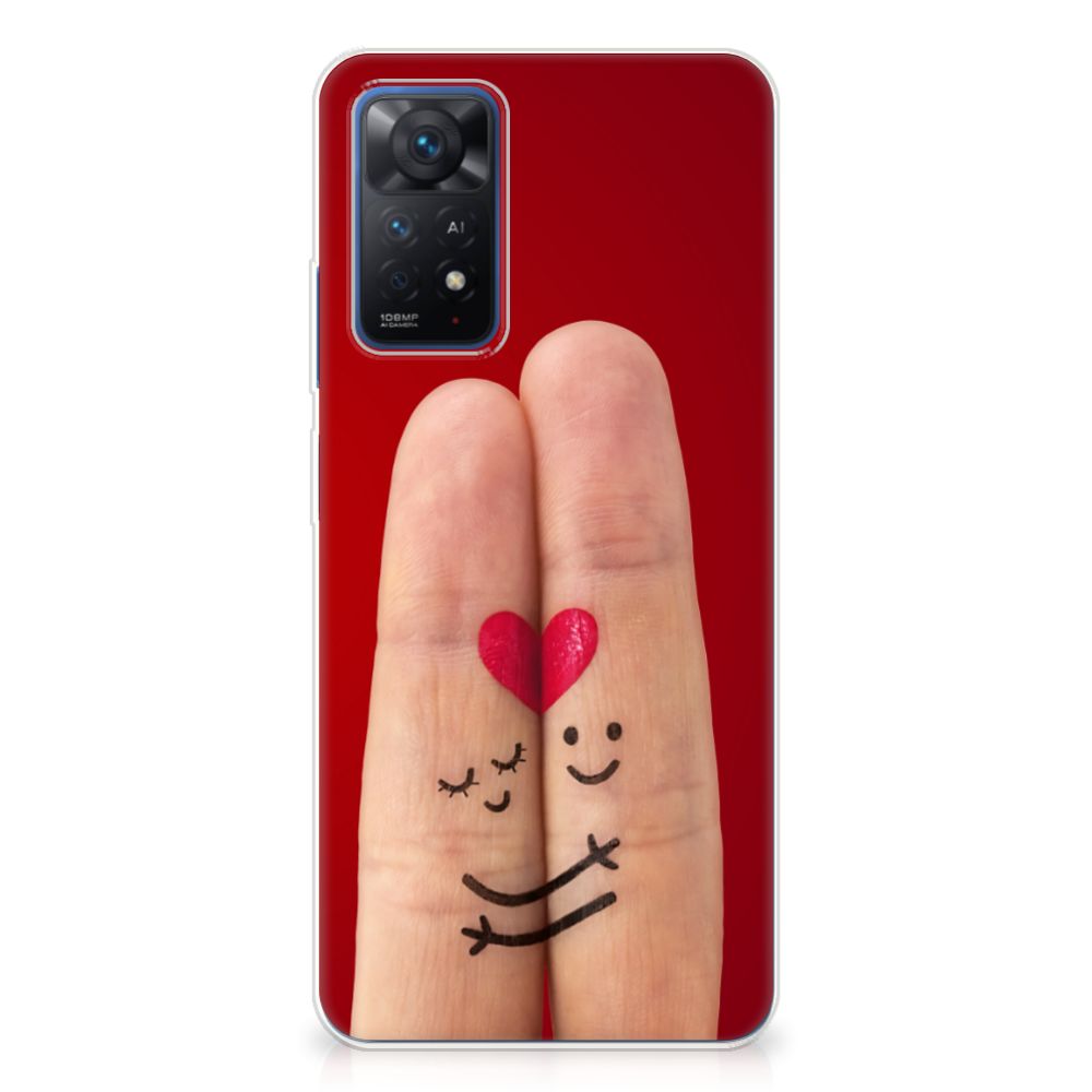 Xiaomi Redmi Note 11 Pro 5G Silicone Back Cover Liefde - Origineel Romantisch Cadeau