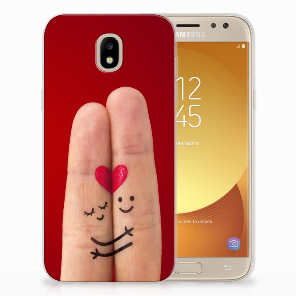 Samsung Galaxy J5 2017 Silicone Back Cover Liefde - Origineel Romantisch Cadeau
