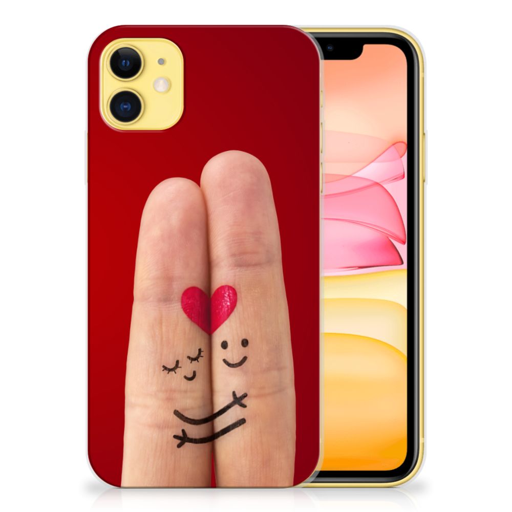 Apple iPhone 11 Silicone Back Cover Liefde