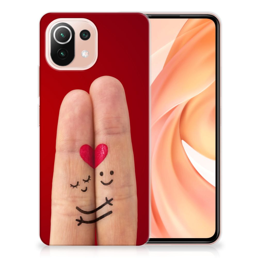 Xiaomi Mi 11 Lite | 11 Lite 5G NE Silicone Back Cover Liefde - Origineel Romantisch Cadeau
