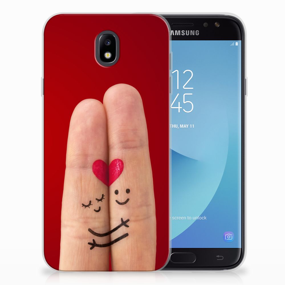 Samsung Galaxy J7 2017 | J7 Pro Silicone Back Cover Liefde - Origineel Romantisch Cadeau