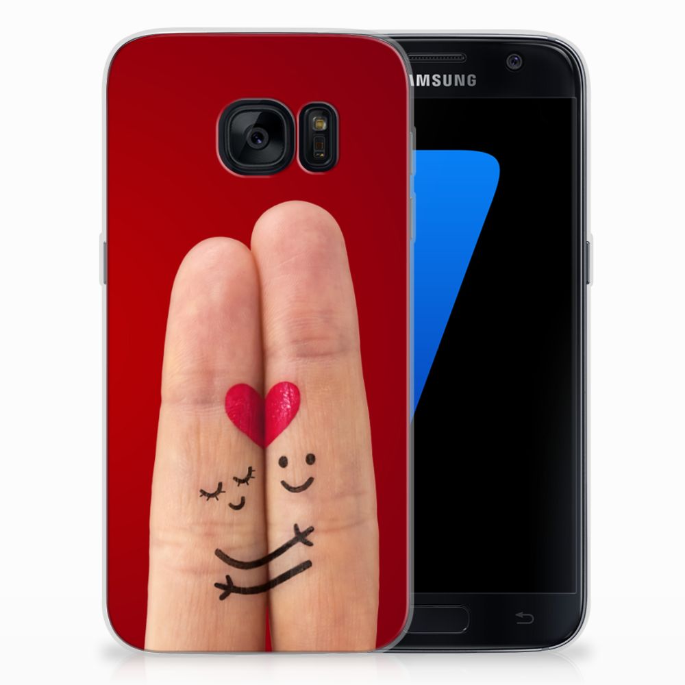 Samsung Galaxy S7 Silicone Back Cover Liefde - Origineel Romantisch Cadeau