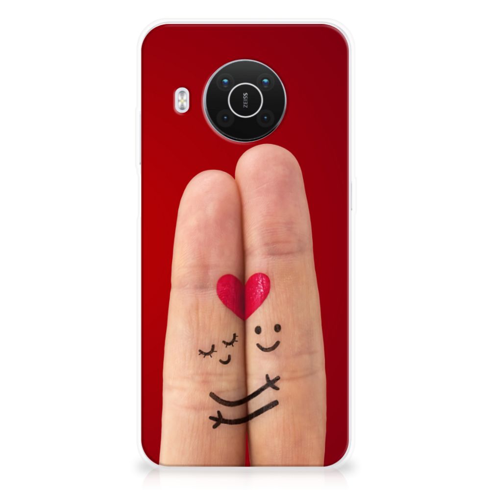 Nokia X10 | X20 Silicone Back Cover Liefde - Origineel Romantisch Cadeau