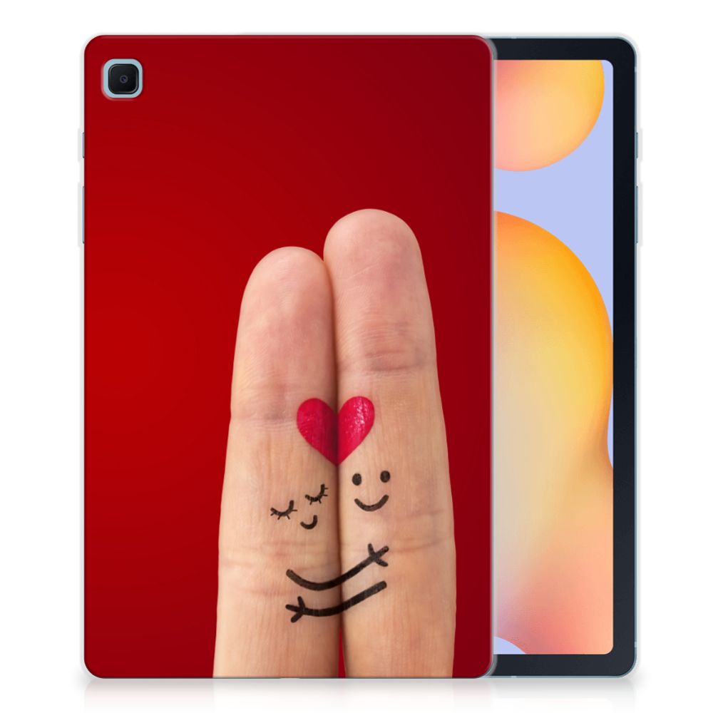 Samsung Galaxy Tab S6 Lite | S6 Lite (2022) Leuke Siliconen Hoes Liefde - Origineel Romantisch Cadeau