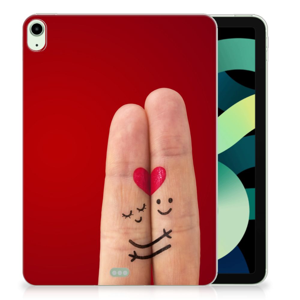 iPad Air (2020/2022) 10.9 inch Leuke Siliconen Hoes Liefde - Origineel Romantisch Cadeau