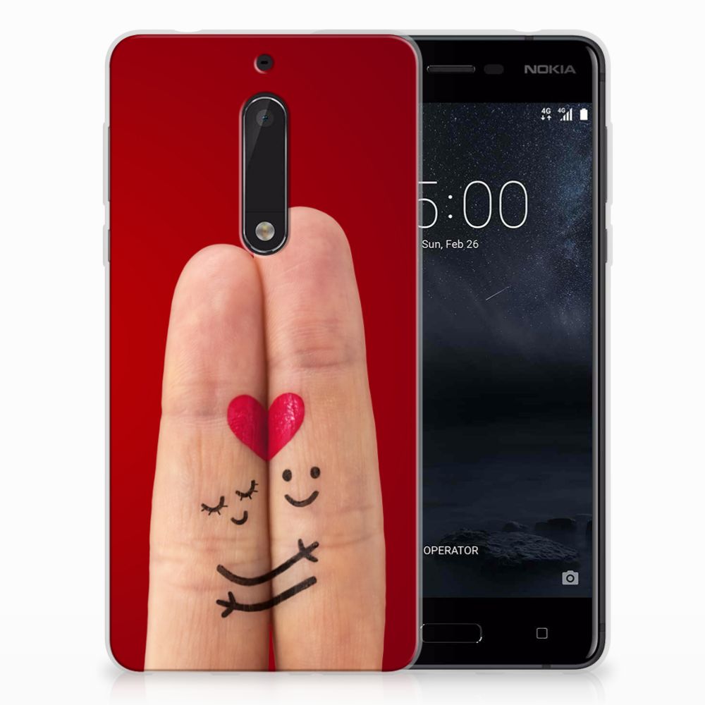 Nokia 5 Silicone Back Cover Liefde - Origineel Romantisch Cadeau