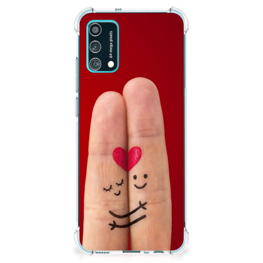 Samsung Galaxy M02s | A02s Anti Shock Bumper Case Liefde - Origineel Romantisch Cadeau