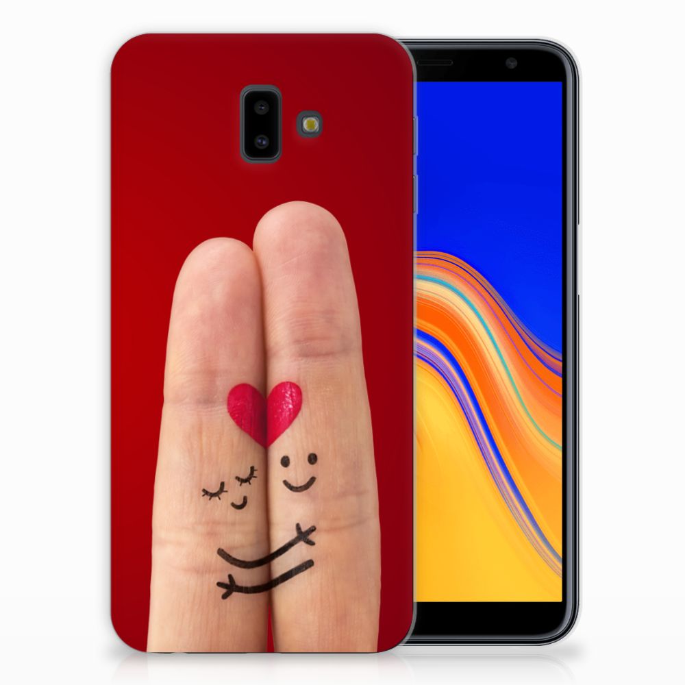 Samsung Galaxy J6 Plus (2018) Silicone Back Cover Liefde - Origineel Romantisch Cadeau