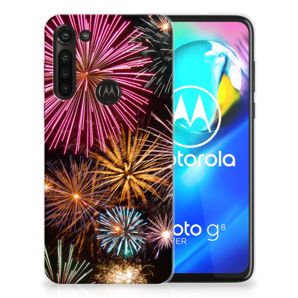 Motorola Moto G8 Power Silicone Back Cover Vuurwerk