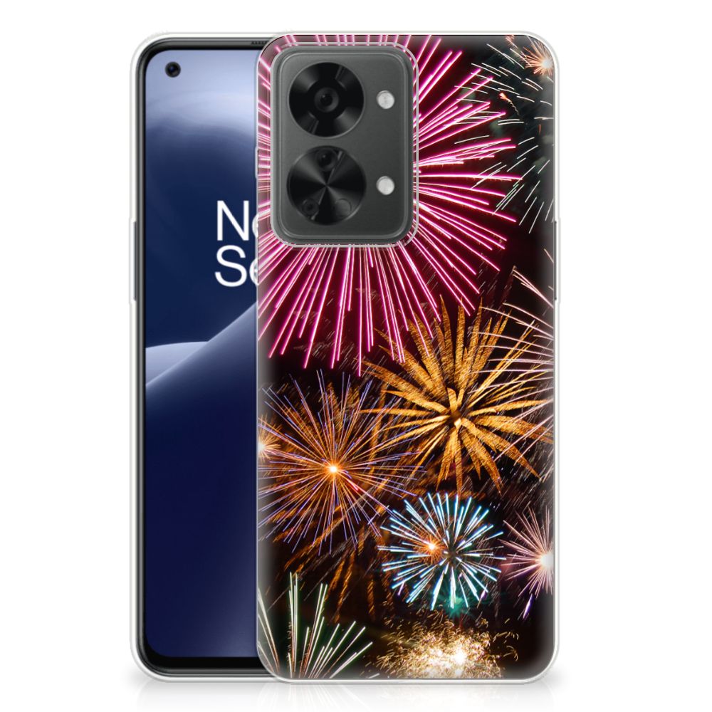 OnePlus Nord 2T Silicone Back Cover Vuurwerk