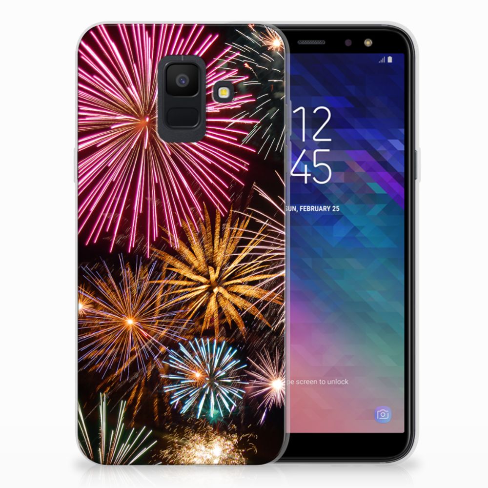 Samsung Galaxy A6 (2018) Silicone Back Cover Vuurwerk
