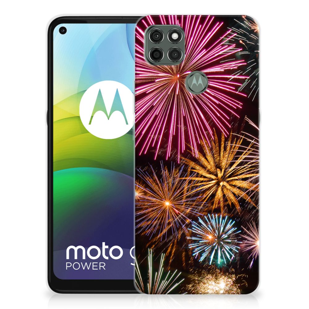 Motorola Moto G9 Power Silicone Back Cover Vuurwerk