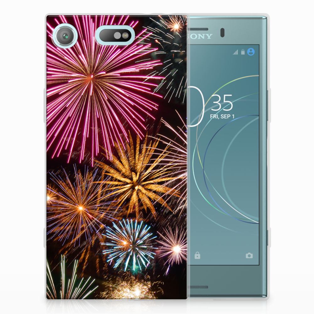 Sony Xperia XZ1 Compact Silicone Back Cover Vuurwerk